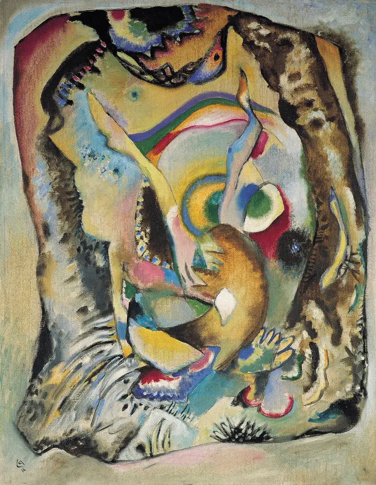 Tavla på ljus bakgrund - Vassily Kandinsky