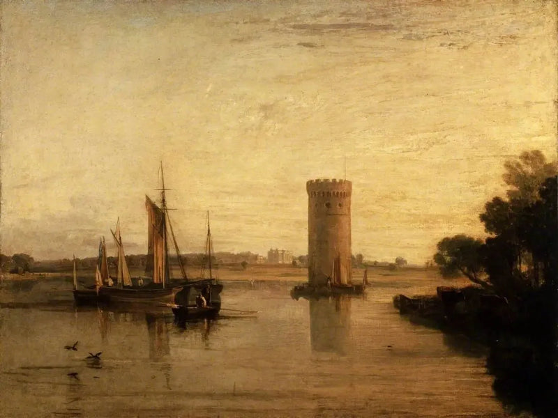 Tabley, Cheshire, Sir J.F. Leicester, Bart.s säte: Lugna morgon - J. M. W. Turner