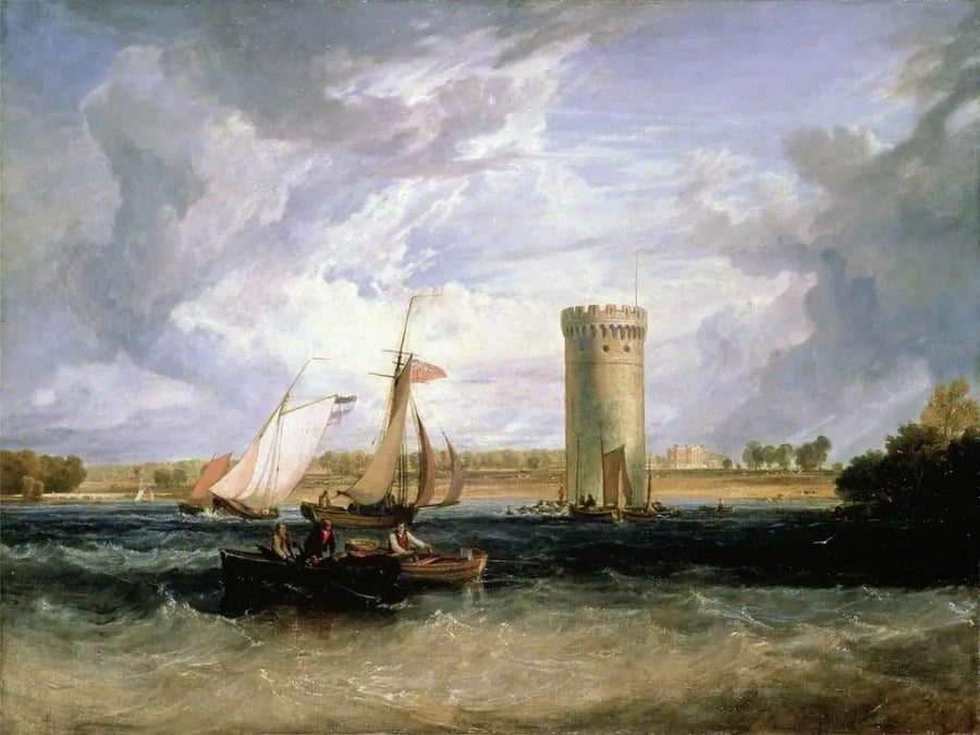 Tabley, Cheshire, säte för Sir J. F. Leicester, Bt: Blåsigt väder - J. M. W. Turner