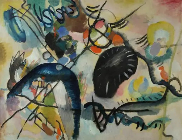 Svart fläck 1 - Vassily Kandinsky