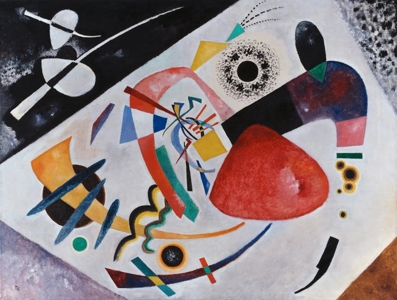 Röd fläck II - Vassily Kandinsky