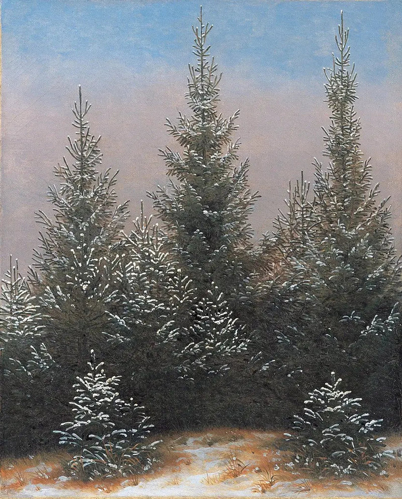 Snår av den kryddiga snön - Caspar David Friedrich
