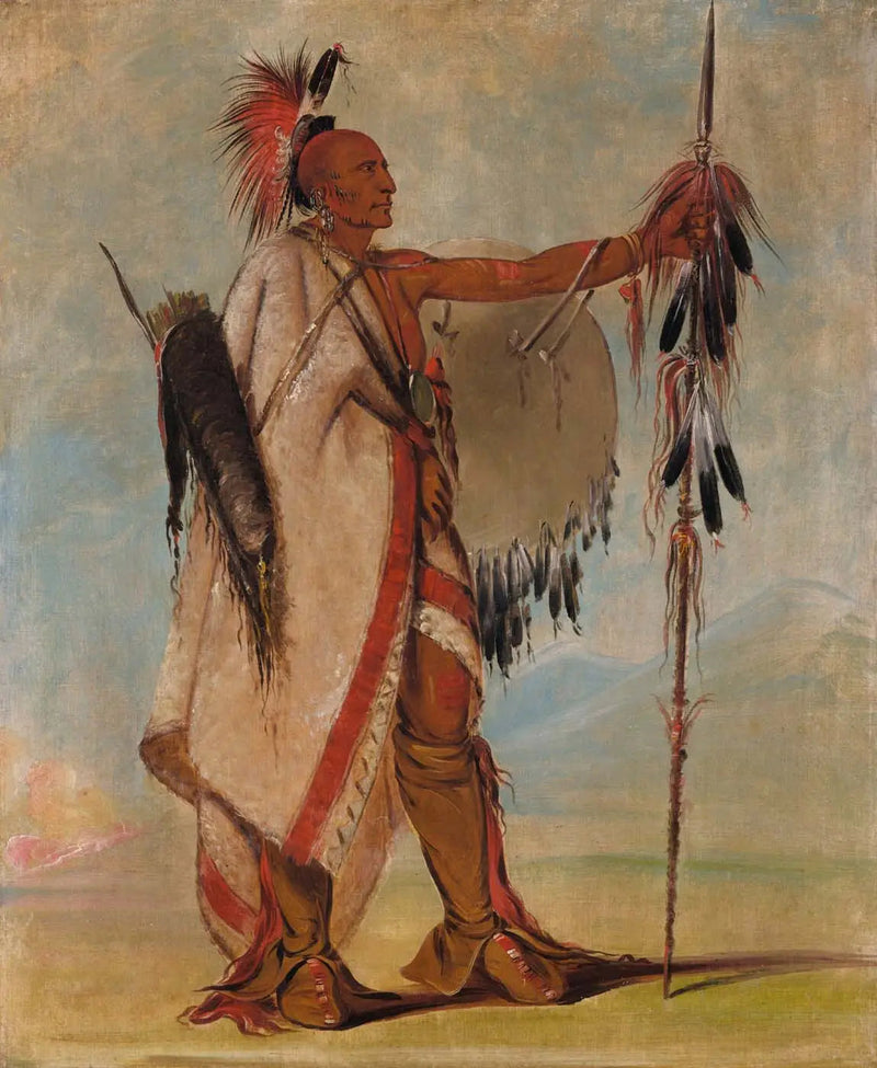 Tál-lee, en framstående krigare - George Catlin