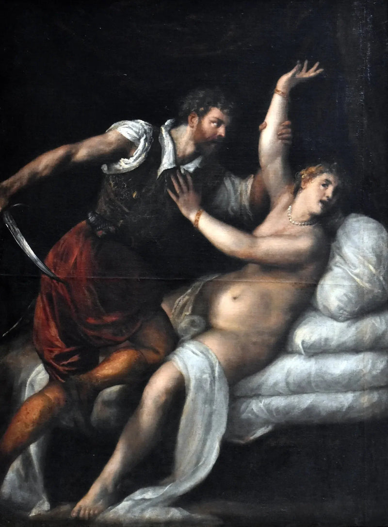 Tarquin och Lucrezia - Titian