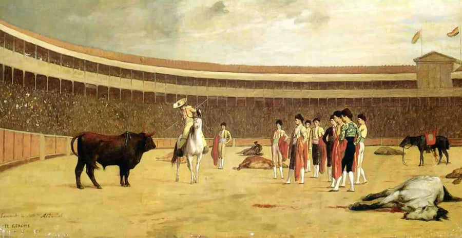 Tjur och picador - Jean-Léon Gérôme