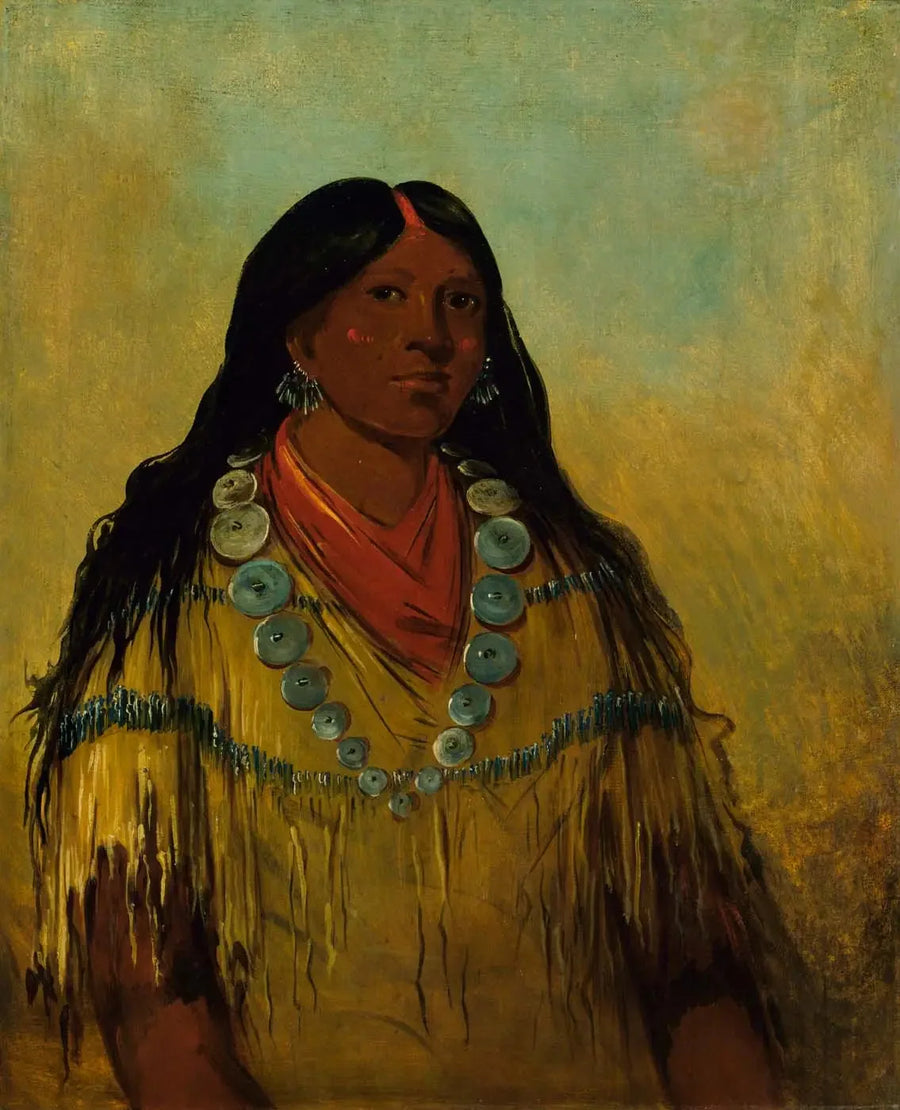 Tchow-ee-pút-o-kaw, en kvinna - George Catlin