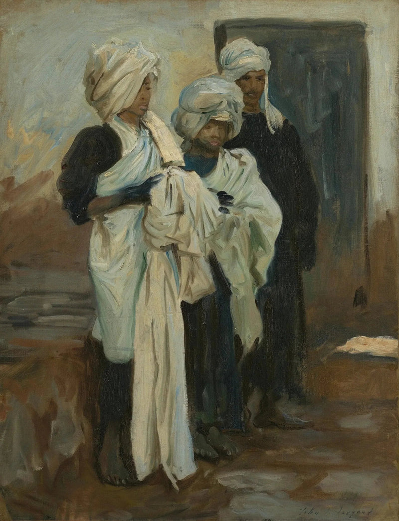 Egyptiska indigofärgare - John Singer Sargent