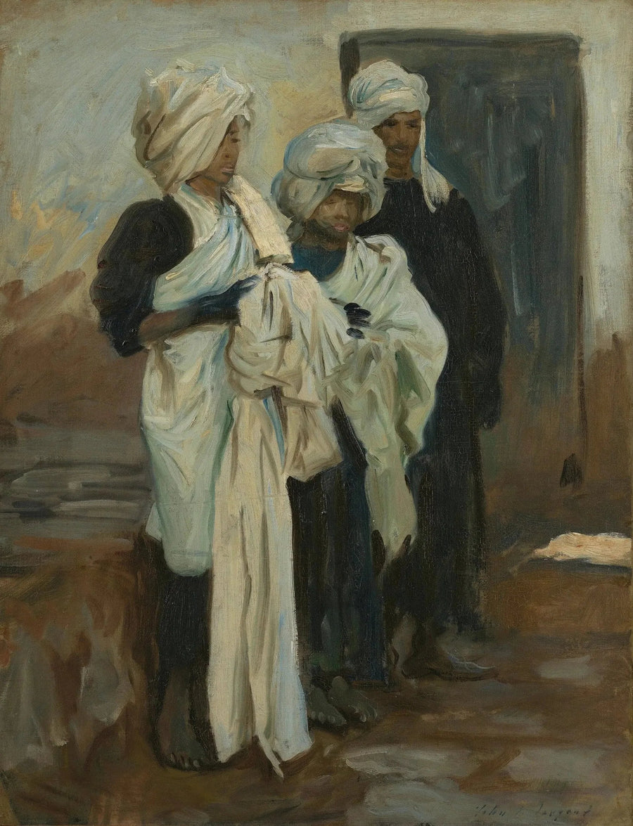 Egyptiska indigofärgare - John Singer Sargent