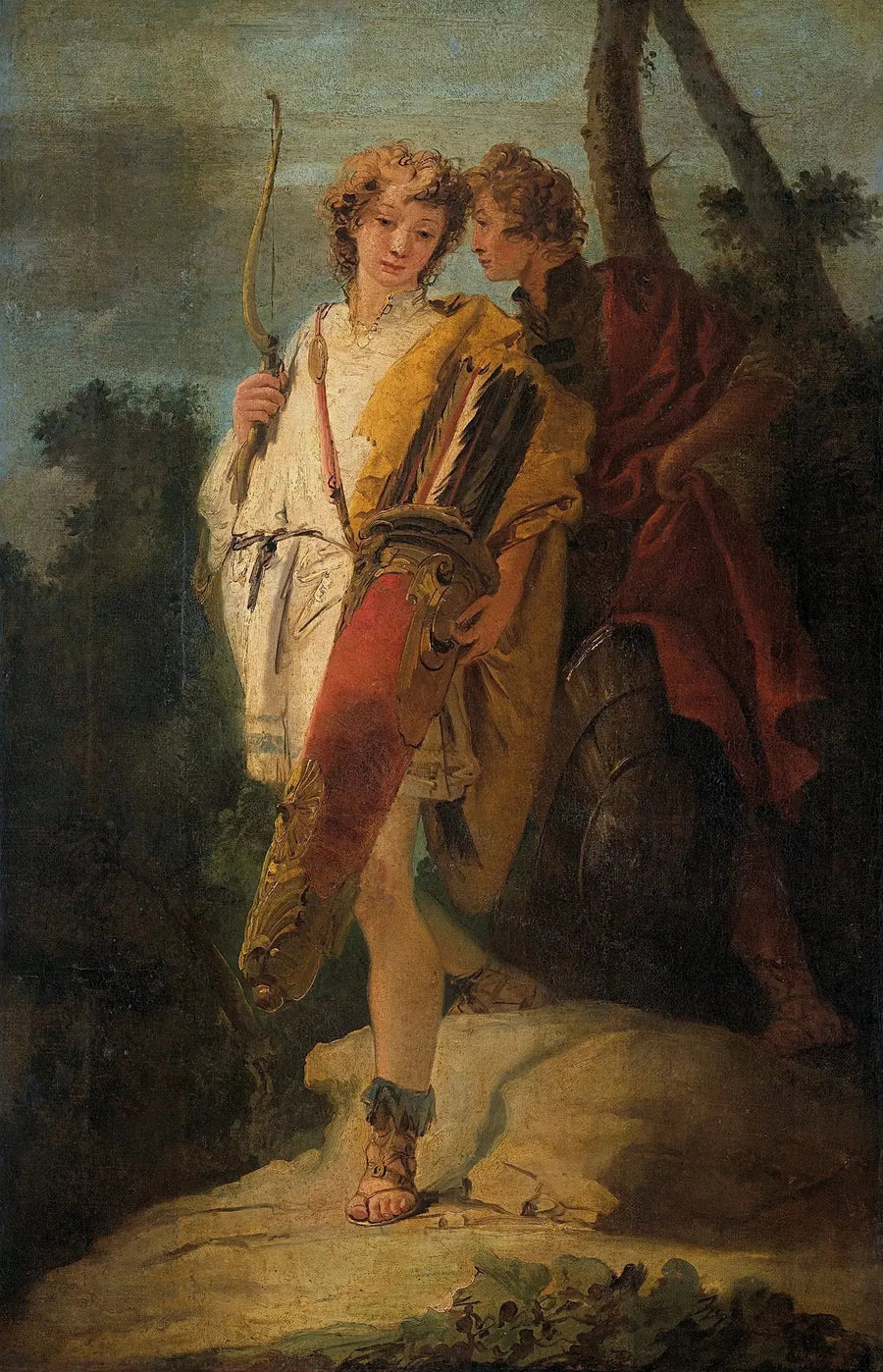 Télémaque och Mentor - Giovanni Battista Tiepolo
