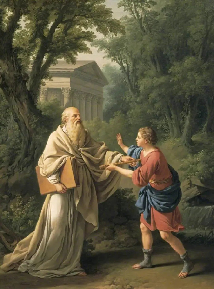 Télémaque och Termosiris - Louis Jean François Lagrenée