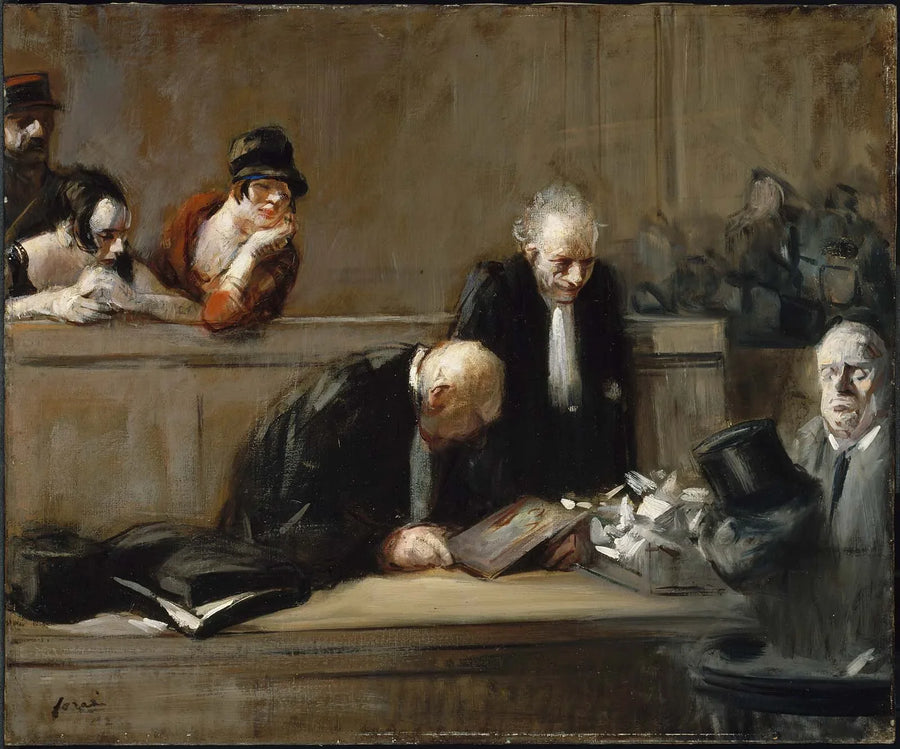 Förvirrad vittne - Jean-Louis Forain