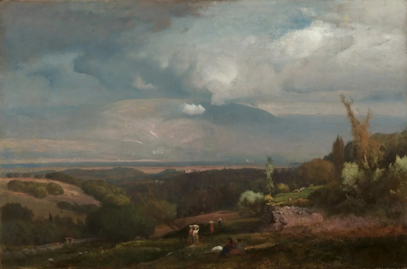 Kommande storm från Alban-bergen - George Inness