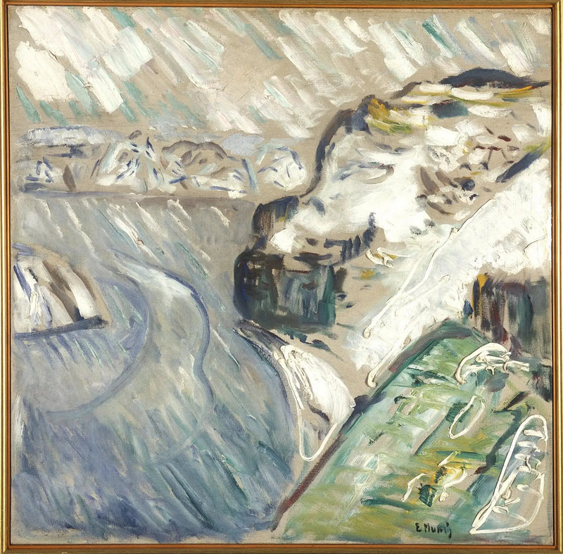 Snöstorm över havet - Edvard Munch