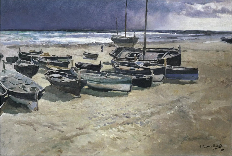 Imminent oväder, Valencia - Joaquín Sorolla