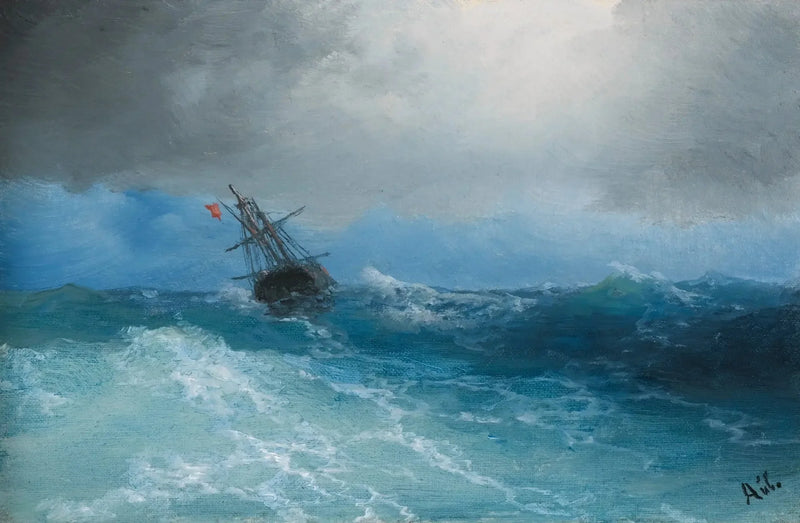 Den förestående stormen - Ivan Aïvazovski