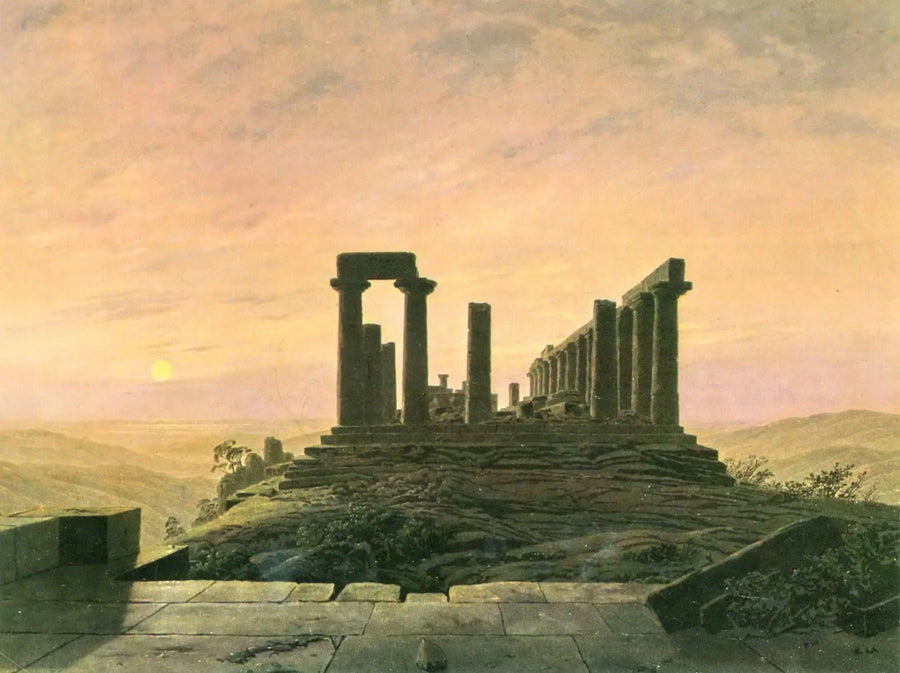 Junotemplet i Agrigento - Caspar David Friedrich