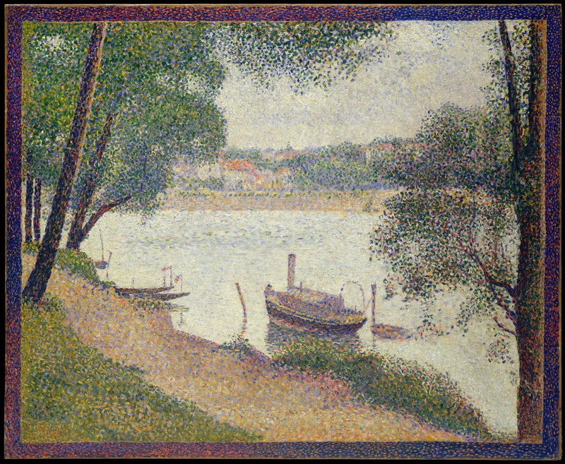 Grått väder, Stora Jatte - Georges Seurat