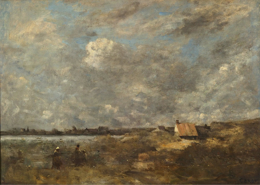 Ovädersliknande väder. Pas-de-Calais - Jean-Baptiste Camille Corot