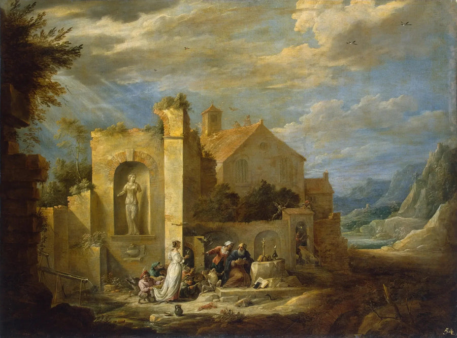 Saint Antonius frestelse - David Teniers den yngre