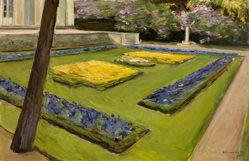 Terrass i trädgården nära Wannsee mot nordväst - Max Liebermann