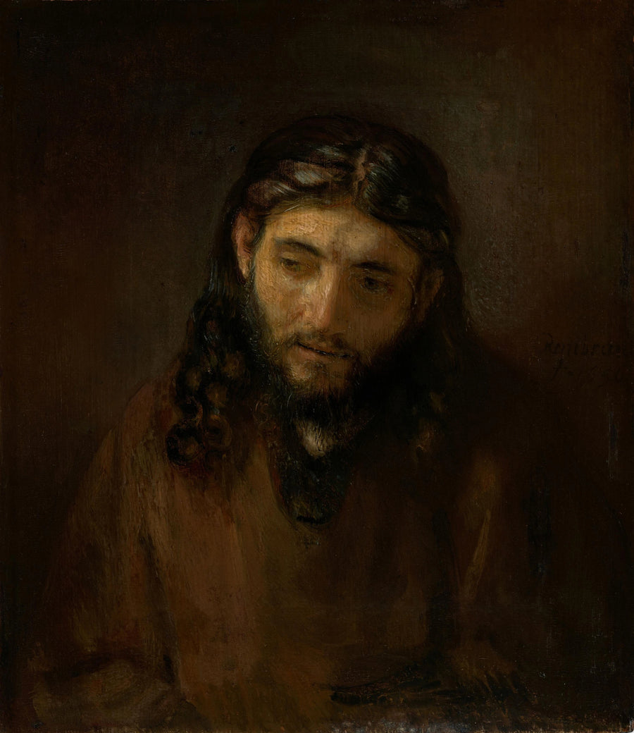 Tête du Christ – Rembrandt, vers 1648–1656