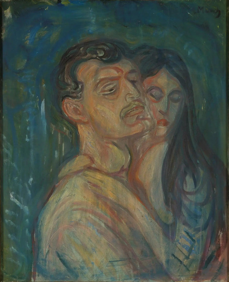 Huvud mot huvud - Edvard Munch