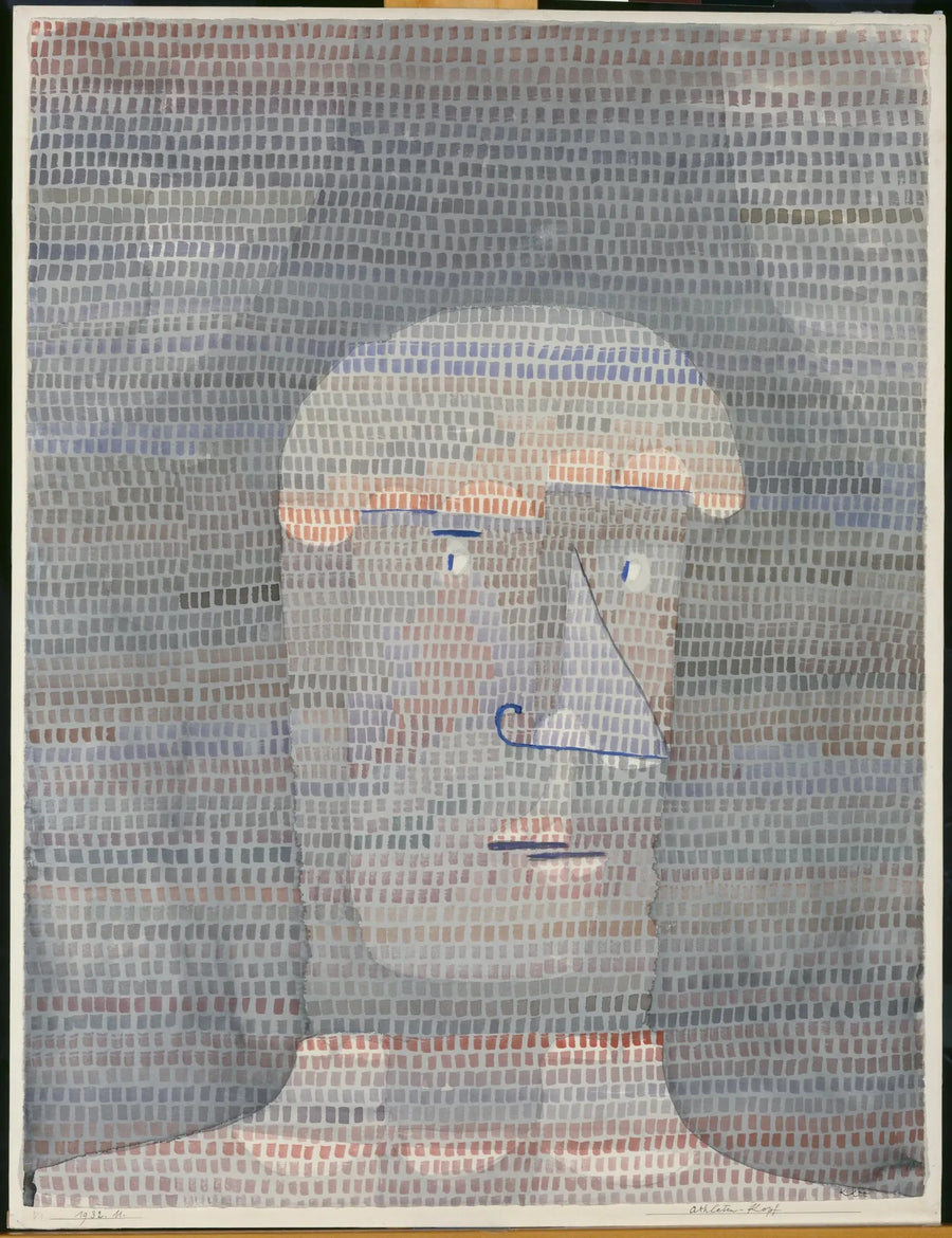 Idrottares huvud - Paul Klee