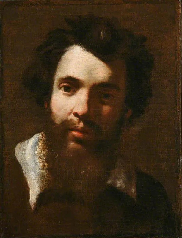 Skäggig manshuvud - Simon Vouet