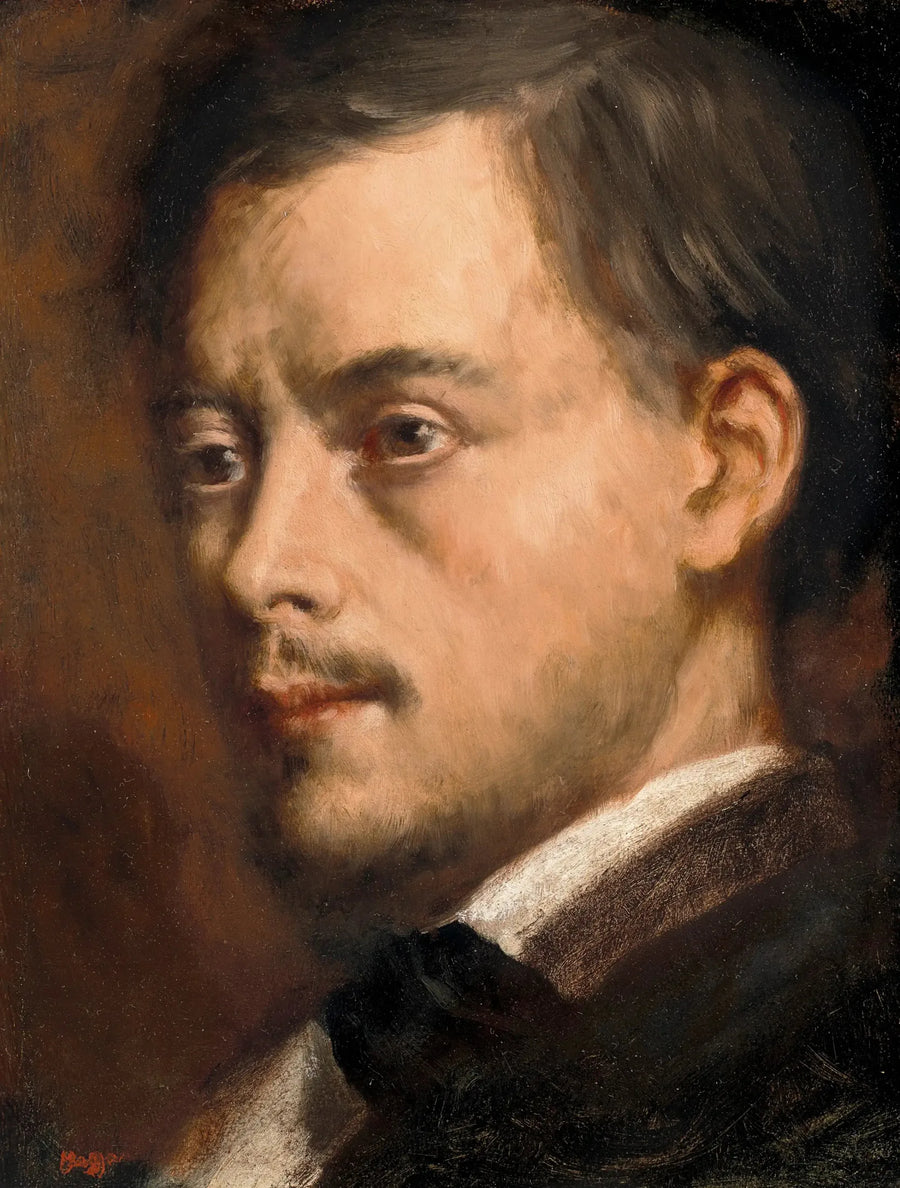 Manligt huvud - Edgar Degas
