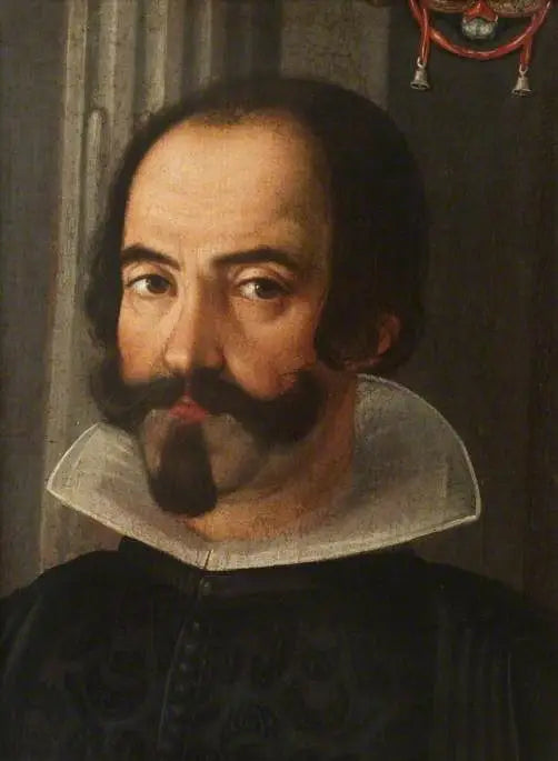 Manhuvud: Greve av Tilly, Johan 't Serclaes (1559–1632) - Diego Velázquez