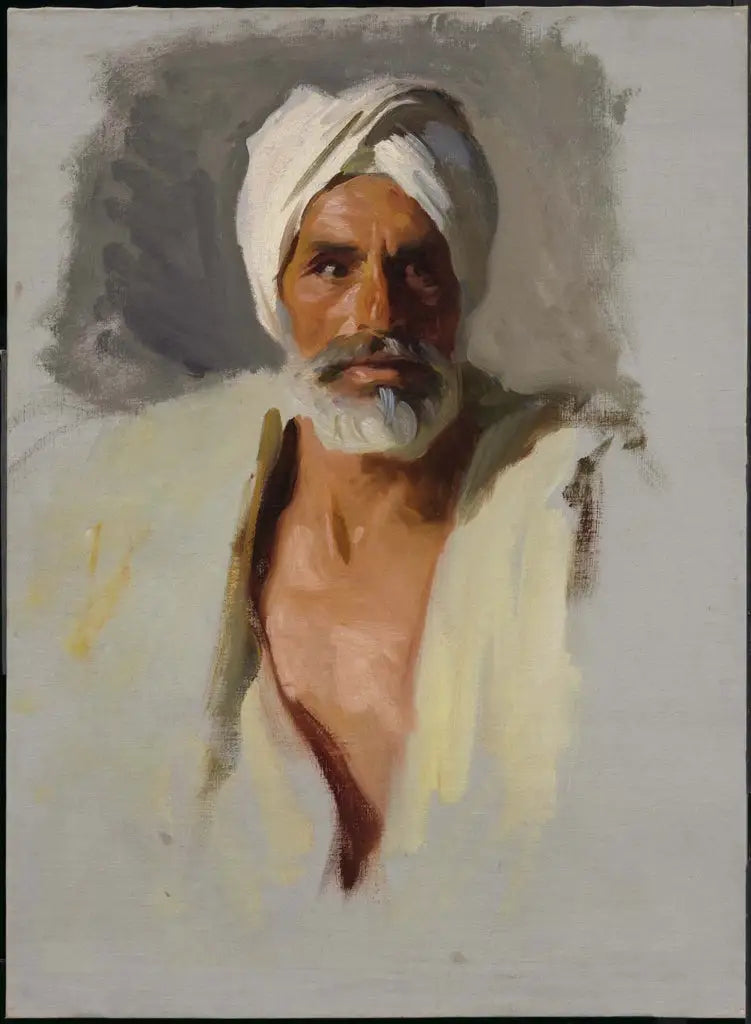 Huvud av en arab - John Singer Sargent