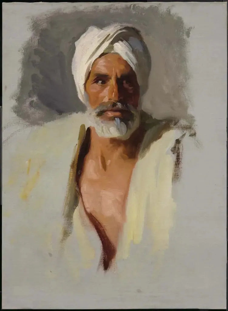 Huvud av en arab - John Singer Sargent