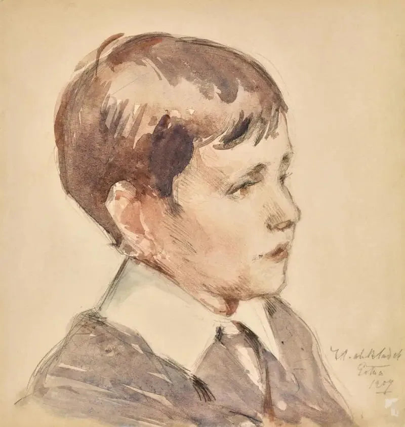 En pojkes huvud - Francis Cadell