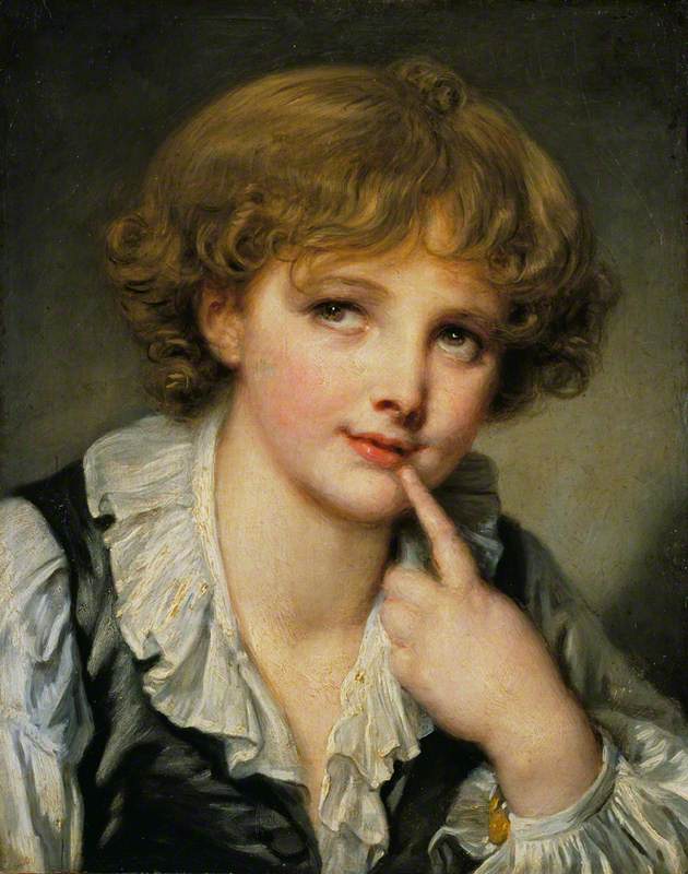 En pojkes huvud - Jean-Baptiste Greuze