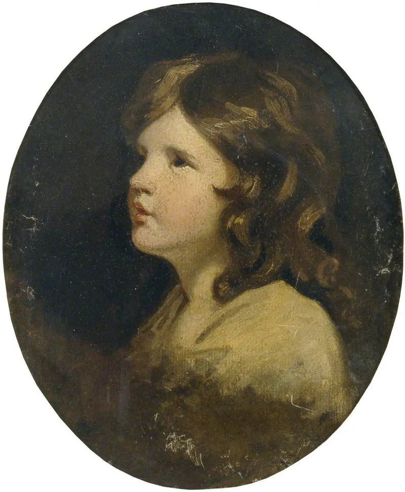 En pojkes huvud - Joshua Reynolds