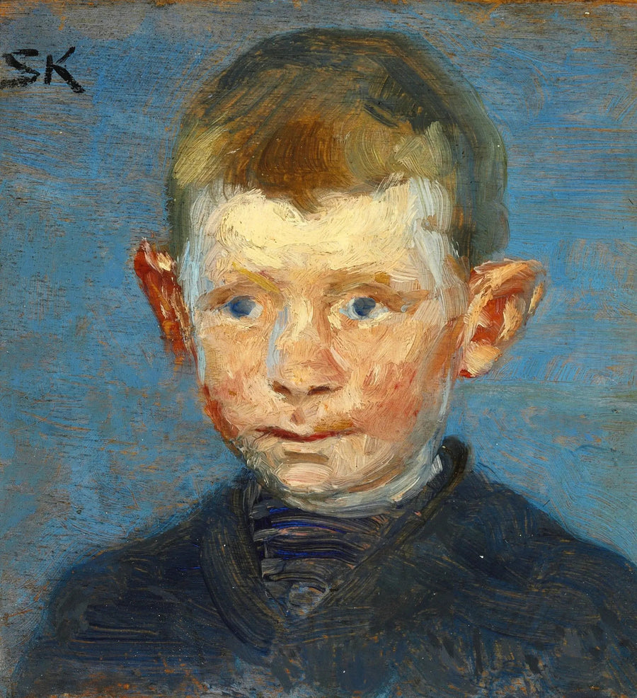 En pojkes huvud - Peder Severin Krøyer