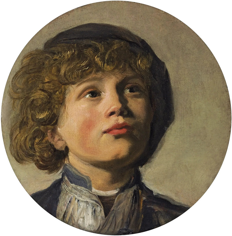 En pojkes huvud med basker - Frans Hals