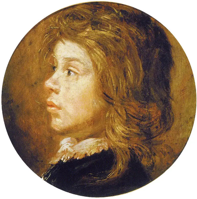 En pojkes huvud vänd mot vänster - Frans Hals