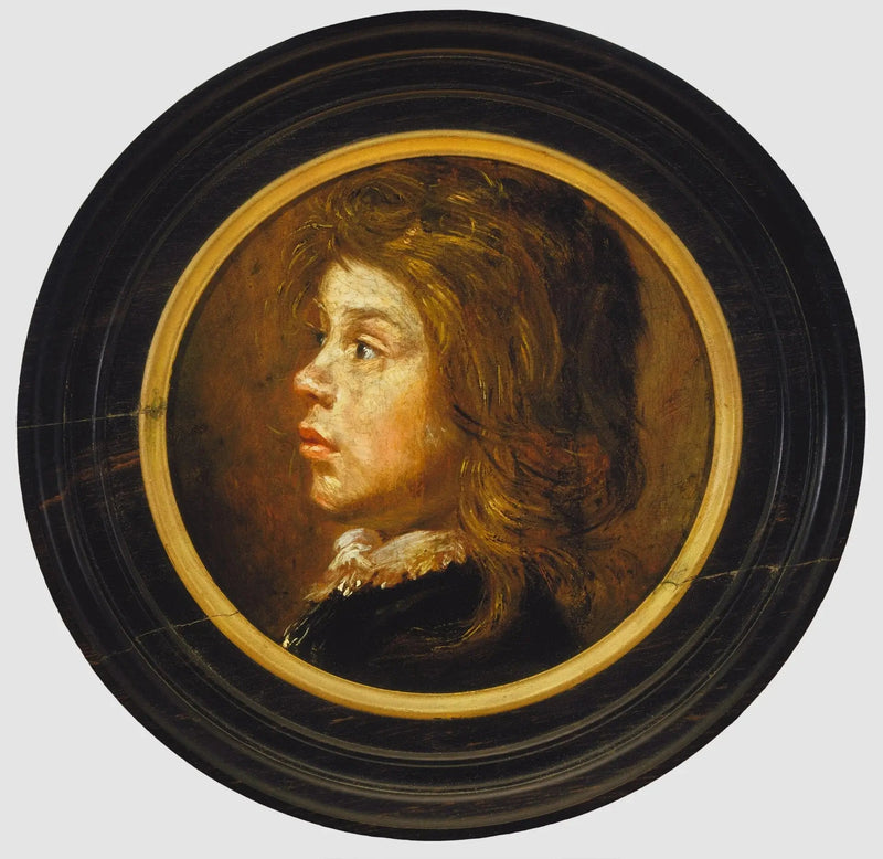 En pojkes huvud vänd mot vänster - Frans Hals