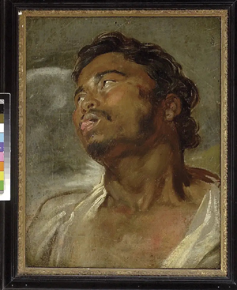 En svart mans huvud - Antoine van Dyck