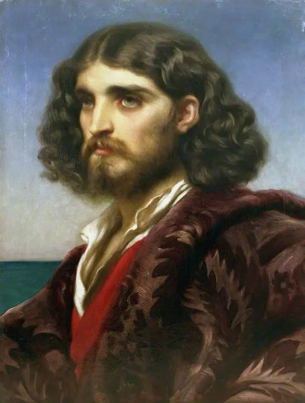En italienhuvud - Frederic Leighton