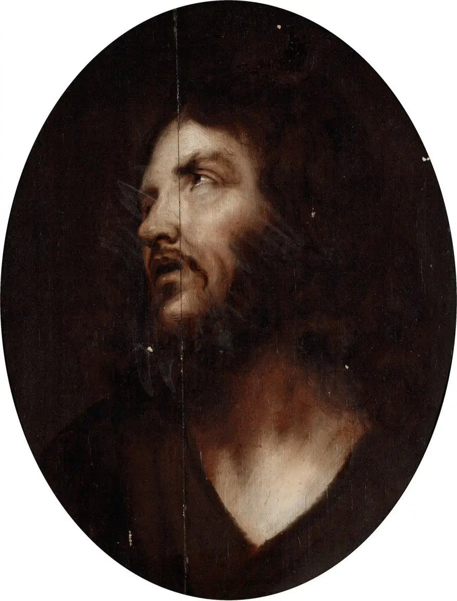 En helgonhuvud - Antoine van Dyck