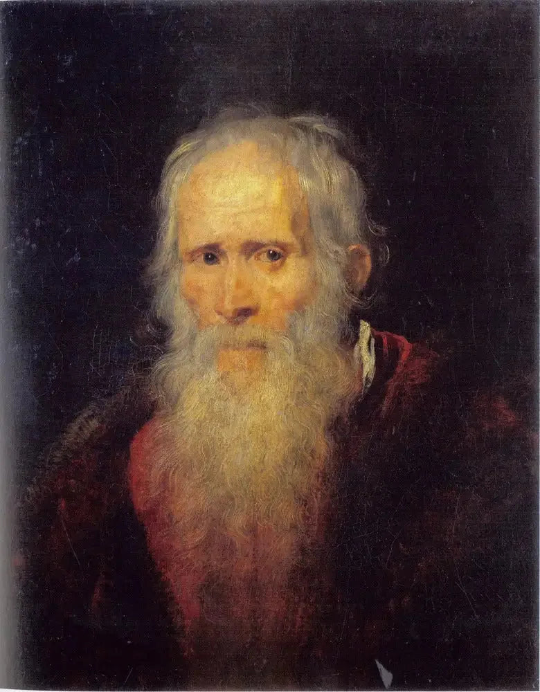 En gammal mans huvud - Antoine van Dyck