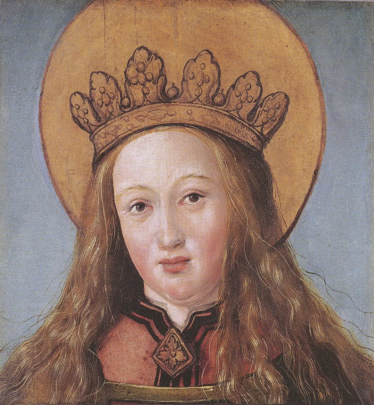 Tête d’une sainte - Hans Holbein le Jeune - Alpha Reproduction