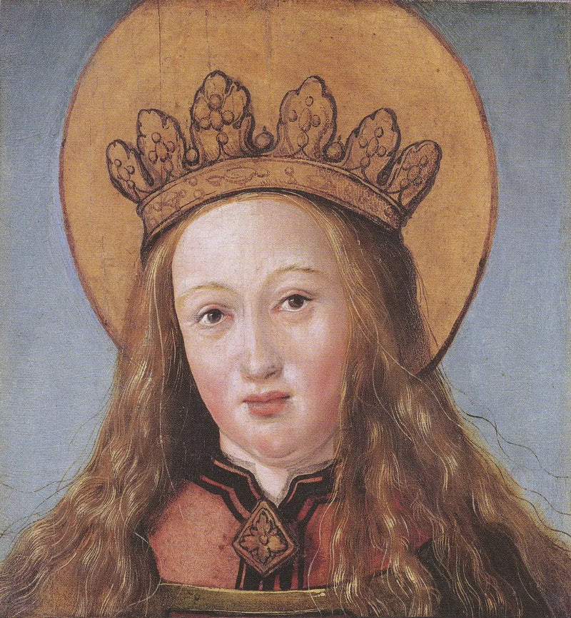 En helgonhuvud - Hans Holbein den yngre