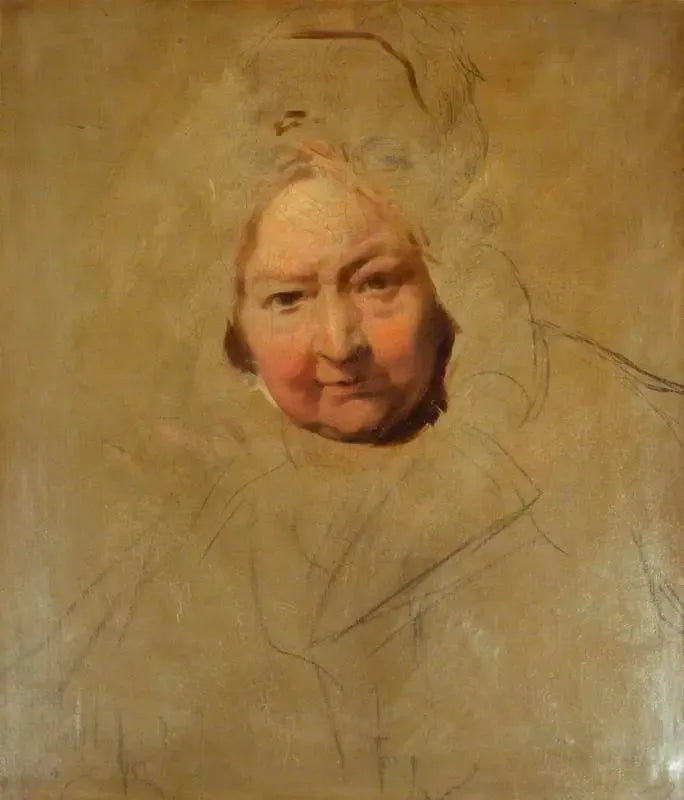 En gammal dams huvud - Thomas Lawrence