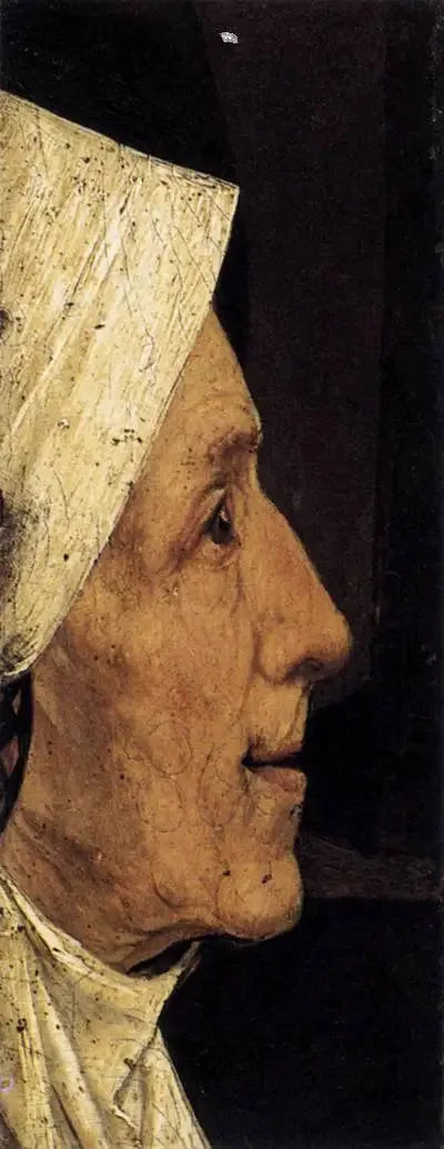 En gammal kvinnas huvud - Hieronymus Bosch