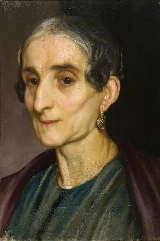 En gammal italiensk kvinnas huvud - Frederic Leighton
