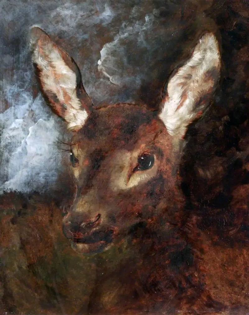 Hjorthuvud - Edwin Henry Landseer
