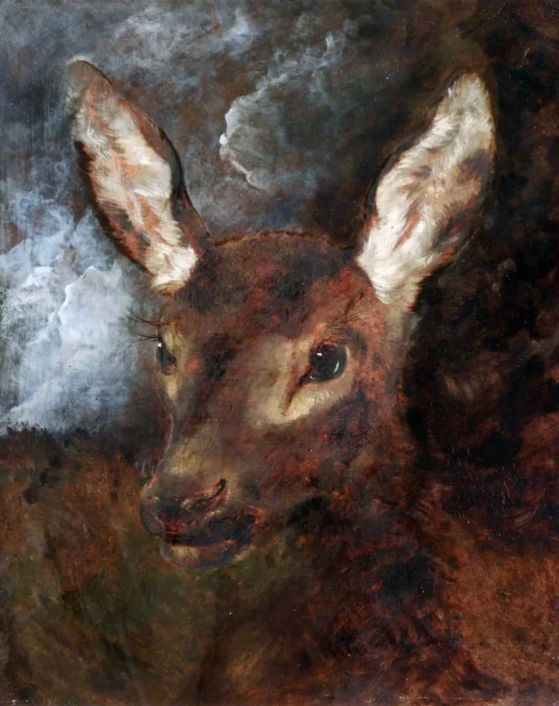 Hjorthuvud - Edwin Henry Landseer